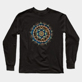 Earth and Sky Mandala Long Sleeve T-Shirt